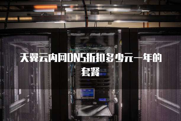 天翼云内网DNS折扣多少元一年的套餐