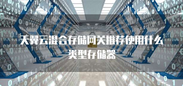 天翼云混合存储网关推荐使用什么类型存储器