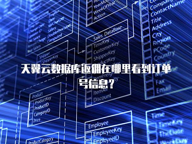 天翼云数据库返佣在哪里看到订单号信息?