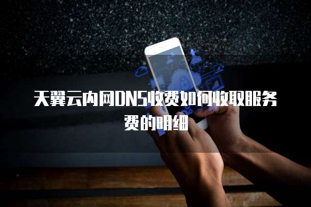 天翼云内网DNS收费如何收取服务费的明细