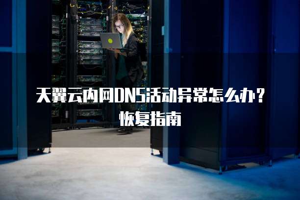 天翼云内网DNS活动异常怎么办?恢复指南
