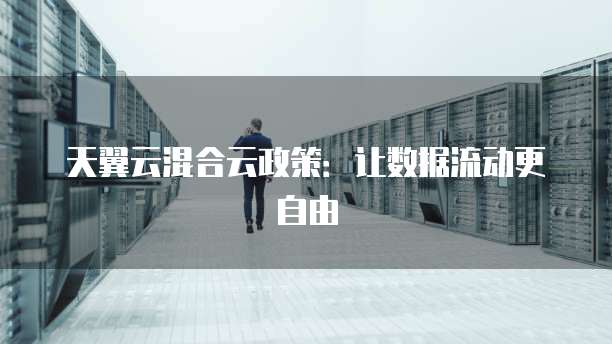 天翼云混合云政策:让数据流动更自由