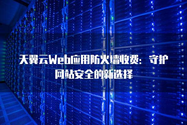 天翼云Web应用防火墙收费：守护网站安全的新选择
