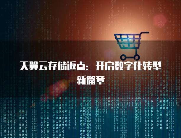 天翼云存储返点：开启数字化转型新篇章
