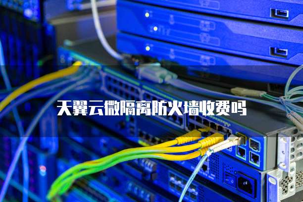 天翼云微隔离防火墙收费吗