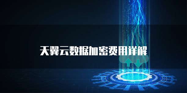 天翼云数据加密费用详解