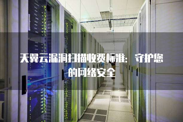 天翼云漏洞扫描收费标准：守护您的网络安全