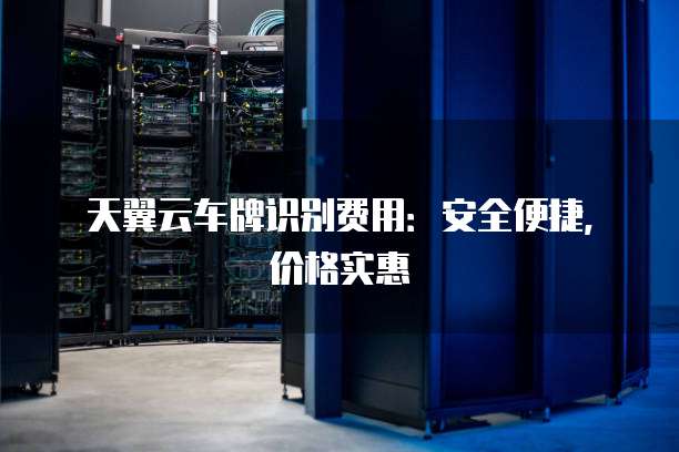 天翼云车牌识别费用：安全便捷，价格实惠