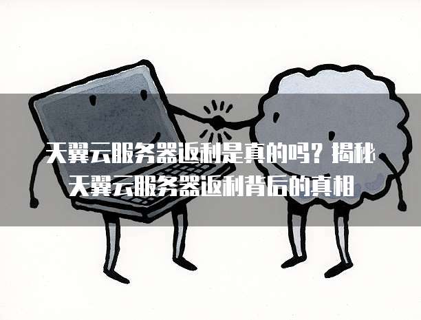 天翼云服务器返利是真的吗?揭秘天翼云服务器返利背后的真相