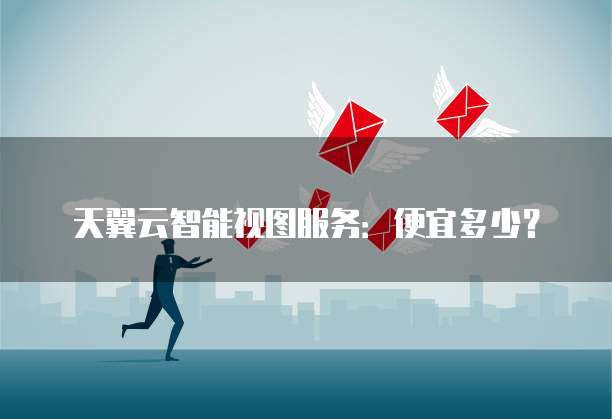 天翼云智能视图服务:便宜多少?