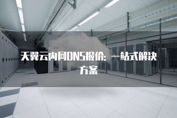 天翼云内网DNS报价: 一站式解决方案