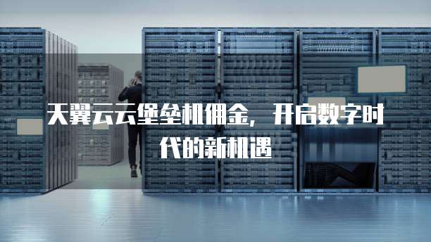 天翼云云堡垒机佣金,开启数字时代的新机遇