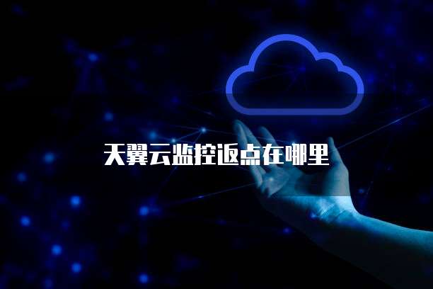 天翼云监控返点在哪里