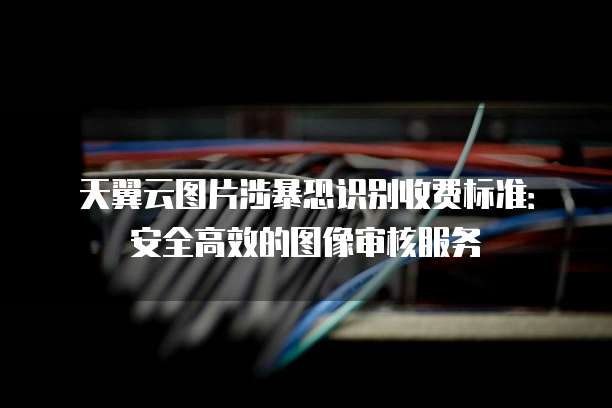 天翼云图片涉暴恐识别收费标准：安全高效的图像审核服务