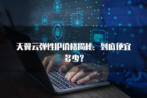 天翼云弹性IP价格揭秘:到底便宜多少?