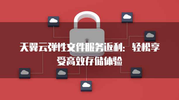 天翼云弹性文件服务返利：轻松享受高效存储体验
