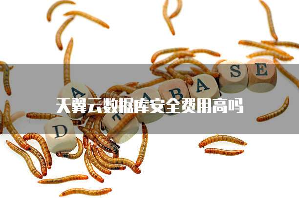 天翼云数据库安全费用高吗