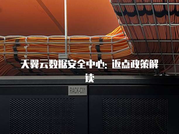 天翼云数据安全中心: 返点政策解读