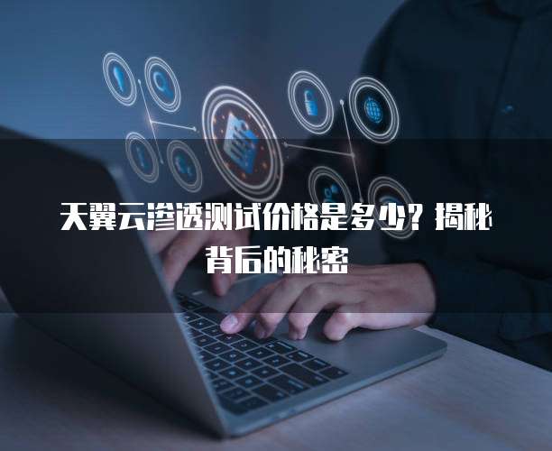 天翼云渗透测试价格是多少?揭秘背后的秘密