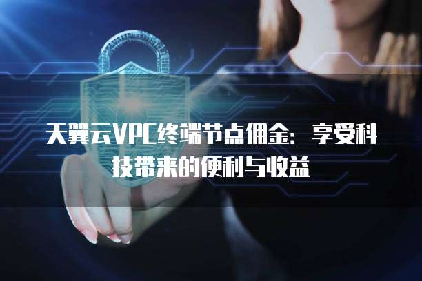 天翼云VPC终端节点佣金:享受科技带来的便利与收益