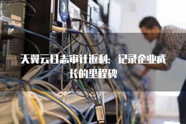 天翼云日志审计返利:记录企业成长的里程碑