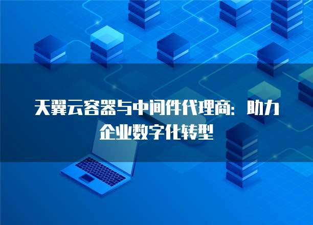 天翼云容器与中间件代理商：助力企业数字化转型