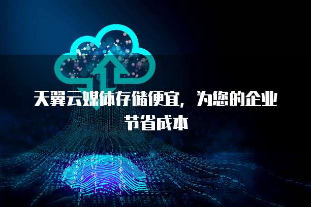 天翼云媒体存储便宜,为您的企业节省成本