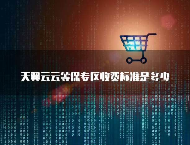 天翼云云等保专区收费标准是多少