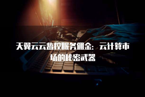 天翼云云监控服务佣金:云计算市场的秘密武器