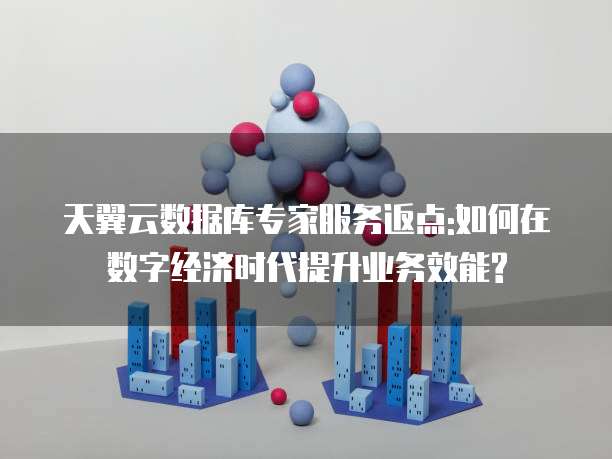 天翼云数据库专家服务返点:如何在数字经济时代提升业务效能?