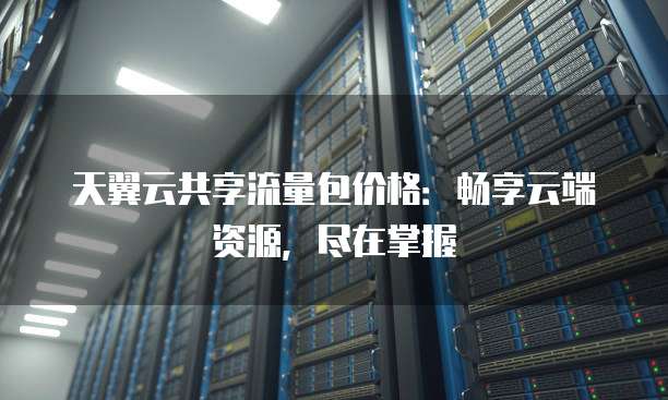 天翼云共享流量包价格:畅享云端资源,尽在掌握