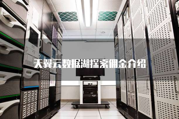 天翼云数据湖探索佣金介绍