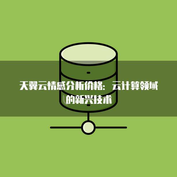 天翼云情感分析价格:云计算领域的新兴技术