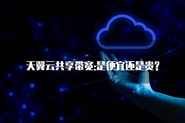 天翼云共享带宽:是便宜还是贵?