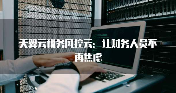 天翼云税务风控云:让财务人员不再焦虑