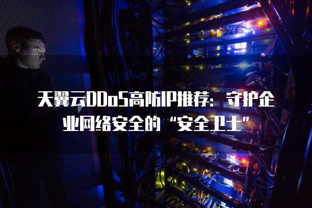 天翼云DDoS高防IP推荐:守护企业网络安全的“安全卫士”