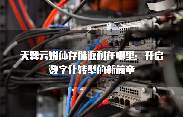 天翼云媒体存储返利在哪里：开启数字化转型的新篇章