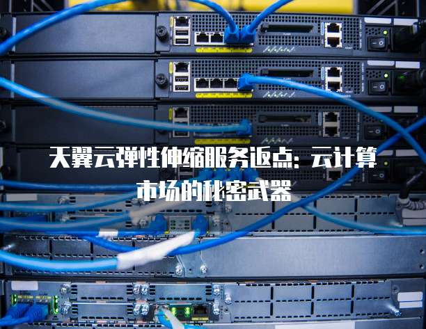 天翼云弹性伸缩服务返点: 云计算市场的秘密武器