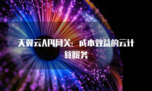 天翼云API网关:成本效益的云计算服务
