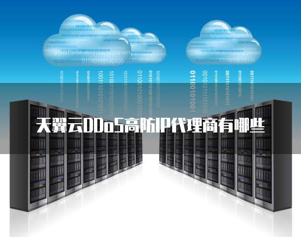 天翼云DDoS高防IP代理商有哪些