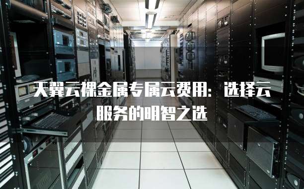 天翼云裸金属专属云费用:选择云服务的明智之选