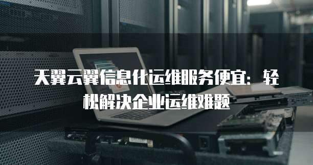 天翼云翼信息化运维服务便宜:轻松解决企业运维难题