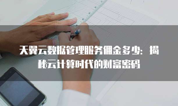天翼云数据管理服务佣金多少:揭秘云计算时代的财富密码