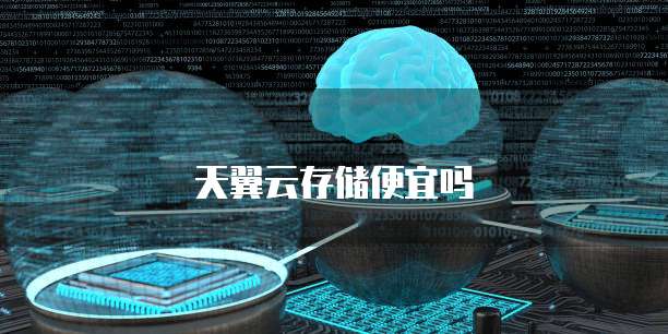 天翼云存储便宜吗