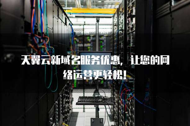 天翼云新域名服务优惠,让您的网络运营更轻松!