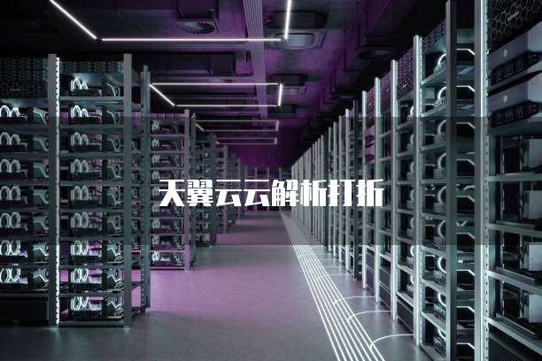 天翼云云解析打折