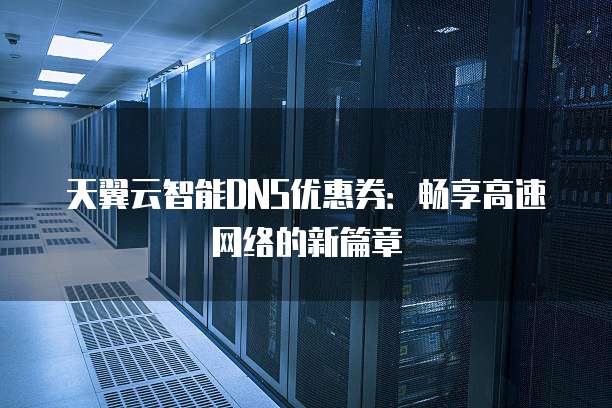 天翼云智能DNS优惠券:畅享高速网络的新篇章