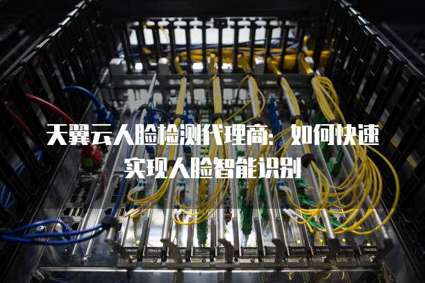 天翼云人脸检测代理商:如何快速实现人脸智能识别