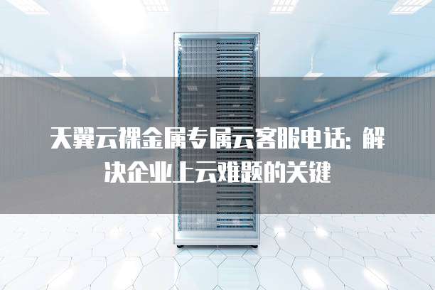 天翼云裸金属专属云客服电话: 解决企业上云难题的关键