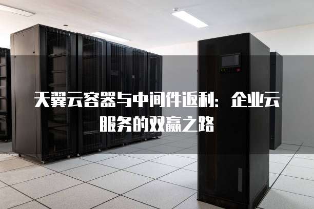 天翼云容器与中间件返利:企业云服务的双赢之路